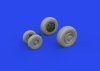 Eduard 648932 F/ A-18E/ F wheels  Hasegawa 1/48